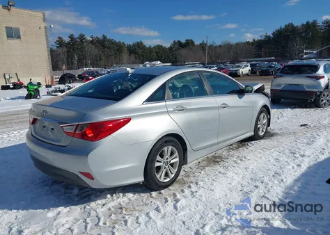 2014 Hyundai Sonata Gls from USA, damaged, VIN 5NPEB4AC1EH886811